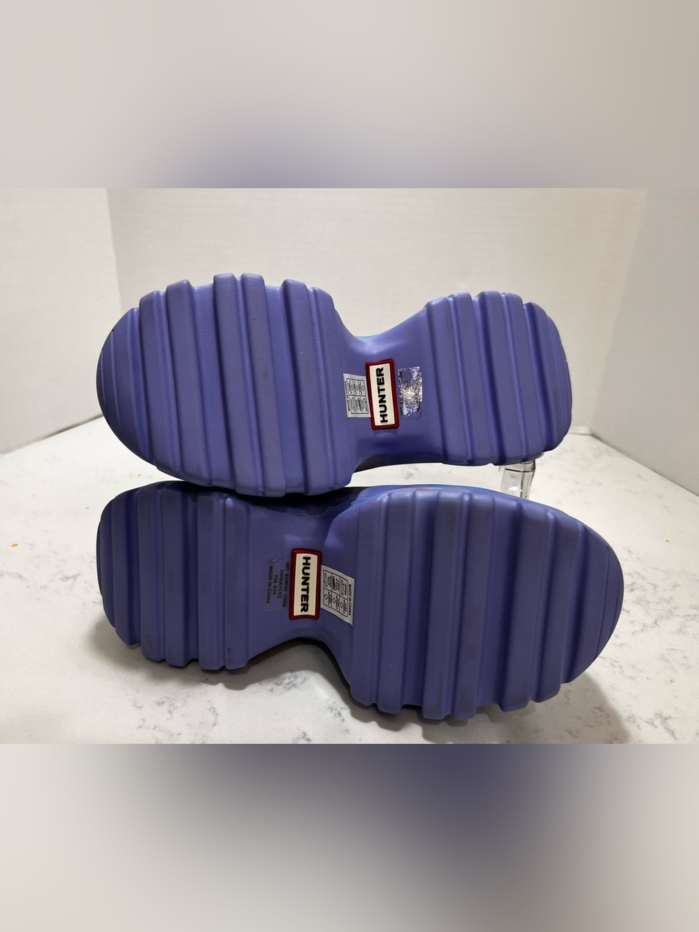 Hunter Purple Tie-Dye EVA Clog Mules - Picture 7 of 9
